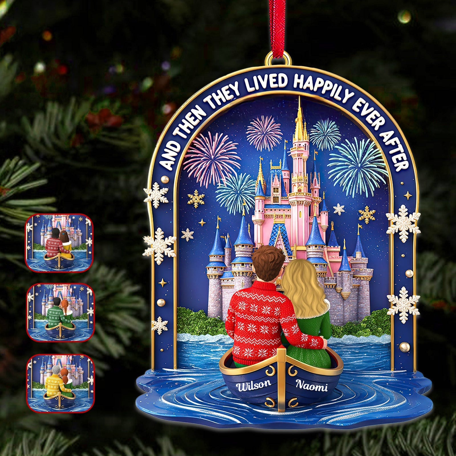 Personalized Gifts For Couple Christmas Ornament 05humg211025