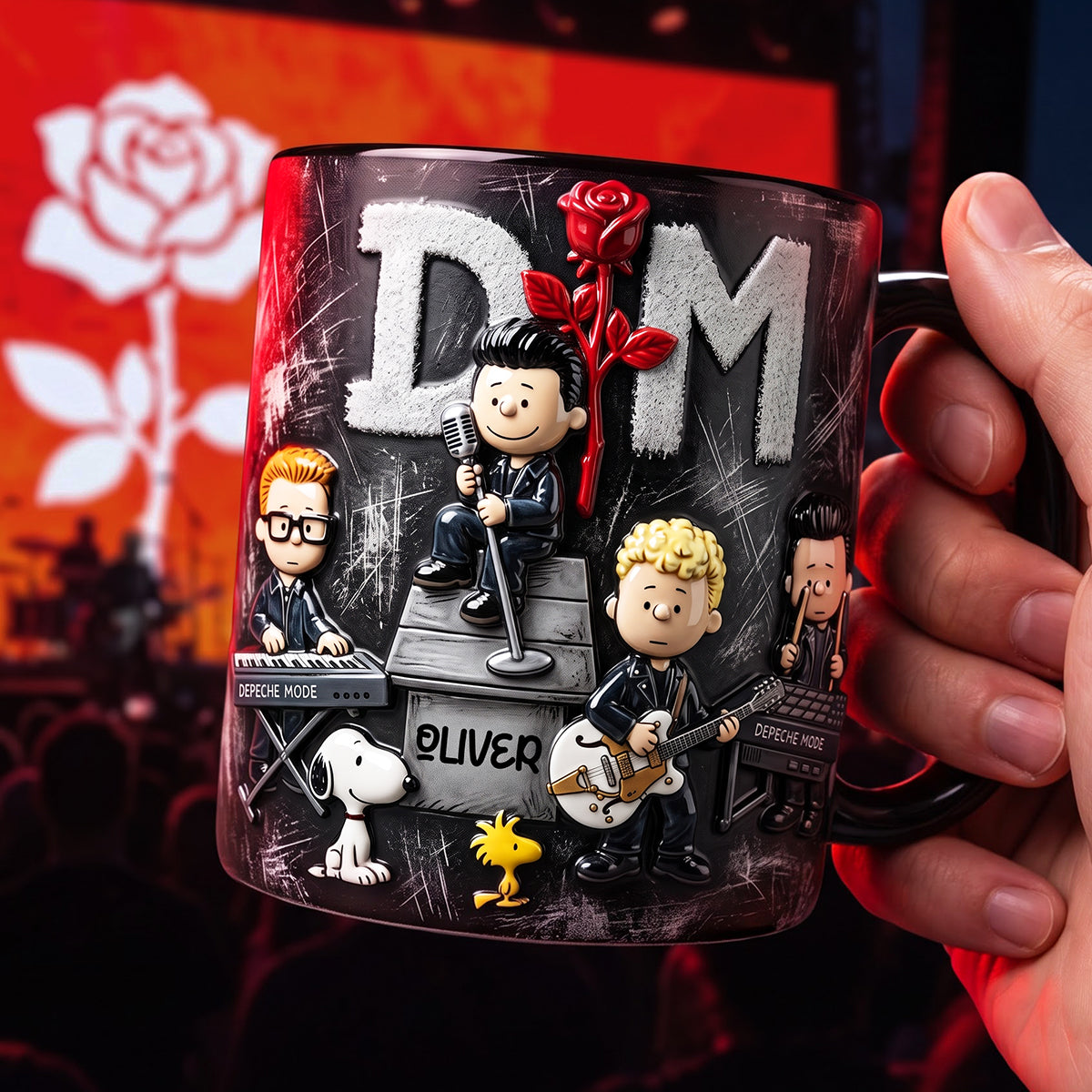 Depeche Mode Coffee Accent Mug - Personalized Gifts For Music Lovers 04huta290726