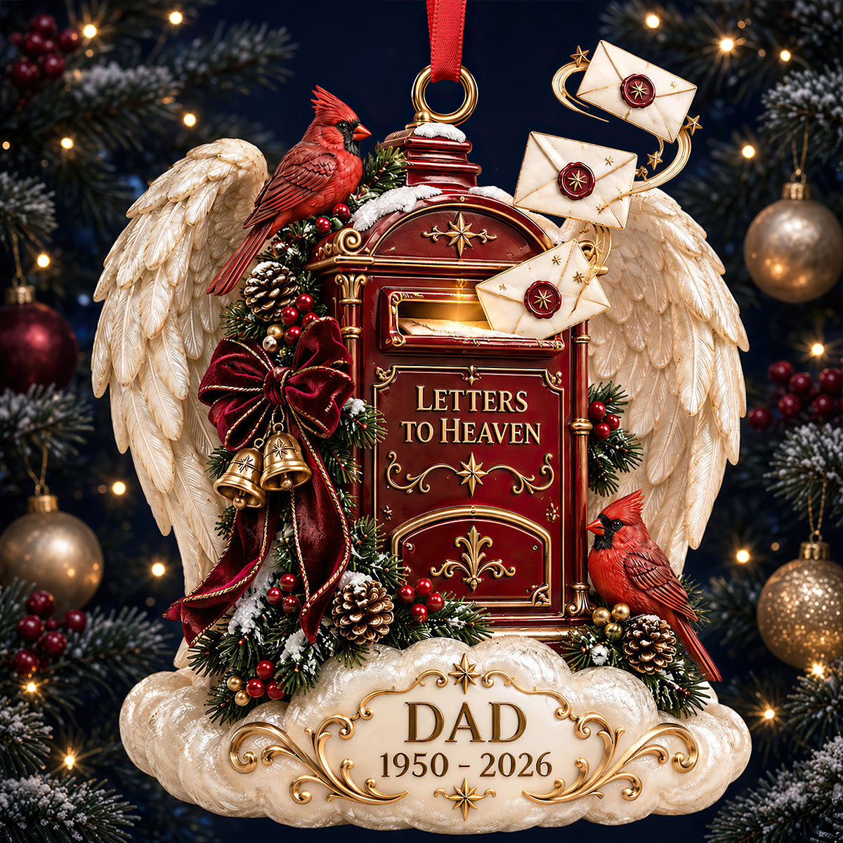 Heaven Christmas Ornament - Personalized Gifts For Christmas 04todt101026