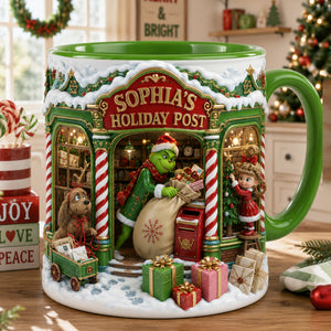 Holiday Post Coffee Mug - Personalized Gifts For Christmas 04halu010826