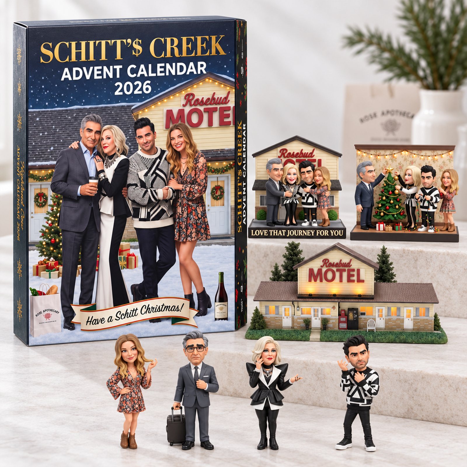 Miniature Towns Advent Calendar Blind Box - Personalized Christmas Gift 03naqn291026