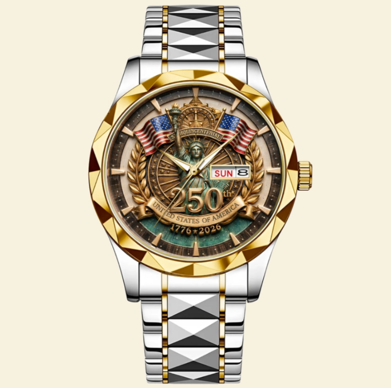250th Anniversary Stainless Steel Men's Watch 03PAQN300126 - Men's Watch - GoDuckee
