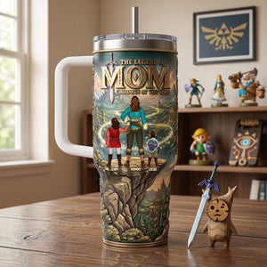 The Legend Of Mom Tumbler Handle - Personalized Gifts For Mom 03NATN170426