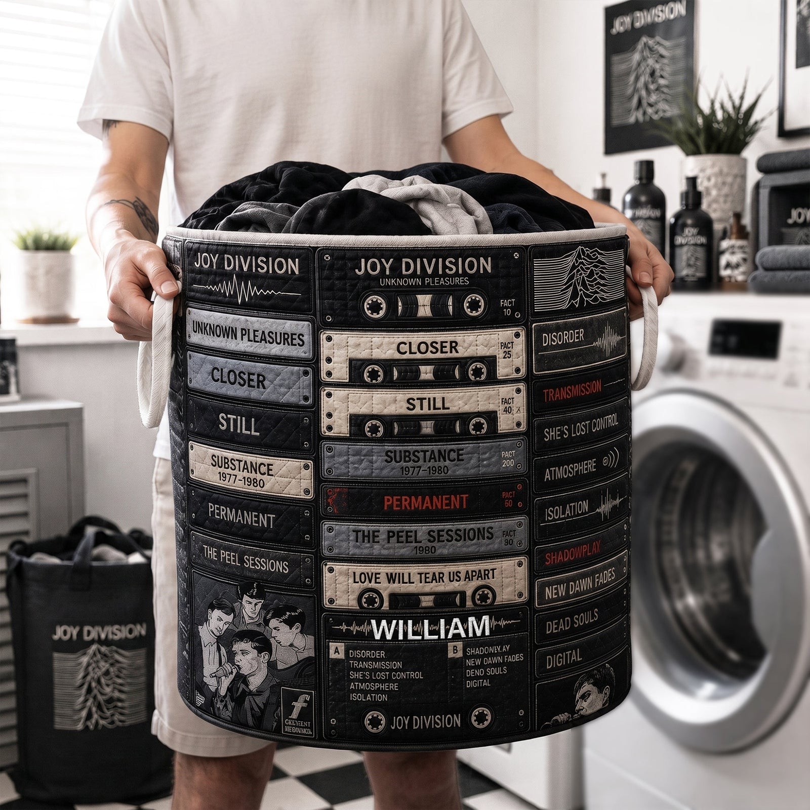 Joy Division Laundry Basket - Personalized Gifts 02hulu100726