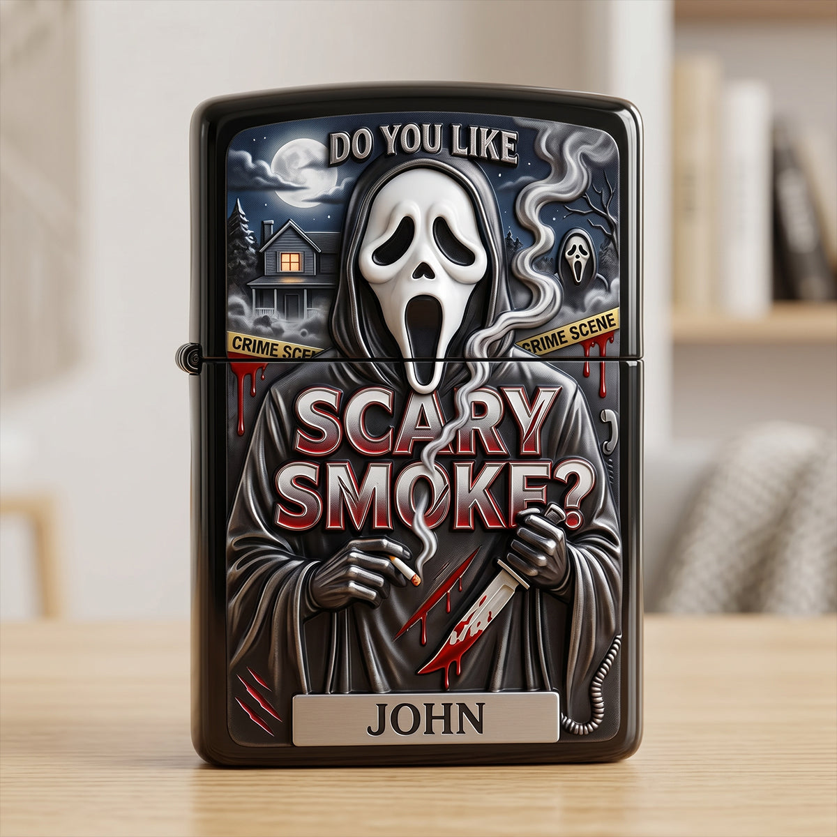 Chilling Mask Lighter - Personalized Gifts For Horror Lovers 04PADT070726