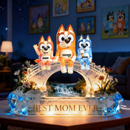Heartfelt Mom & Her Little Ones Light Box - Personalized Gift For Mom 05OHLU090226