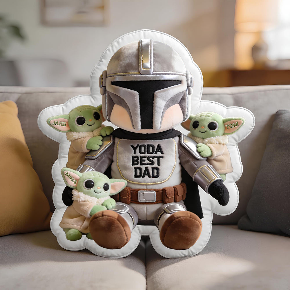 Best Dad Custom Shape Pillow - Personalized Gifts For Dads 04pgdt240426
