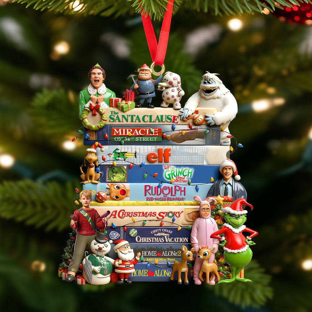 Classic Christmas Stack Ornament, Personalized Gifts 05QHTN131025
