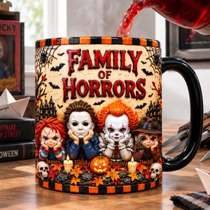 Family Of Horrors Magic Mug - Personalized Halloween Gifts For Family 02tylu100926