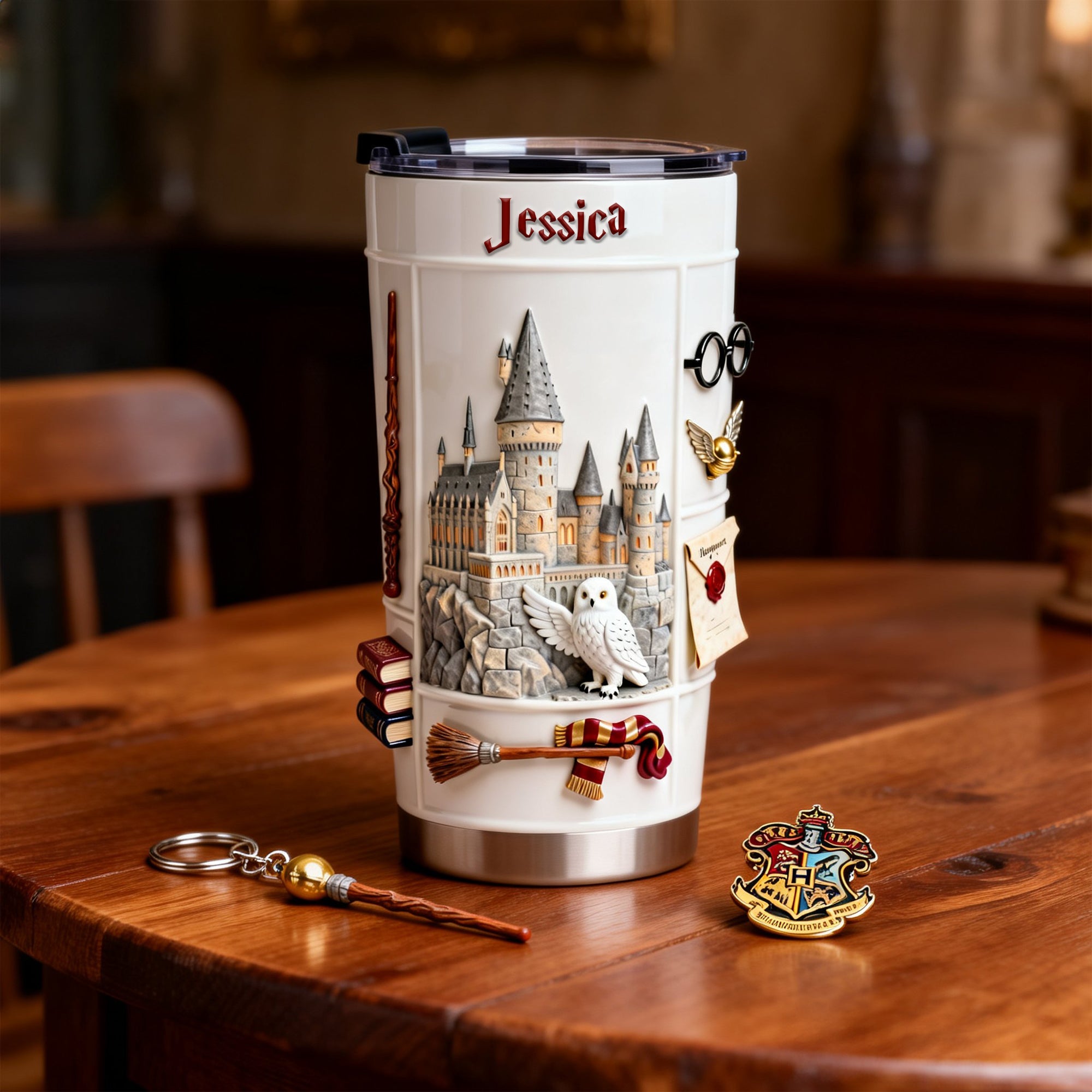 Ancient Castle 20oz Tumbler - Personalized Gift For Fantasy Lovers 05NALU251225