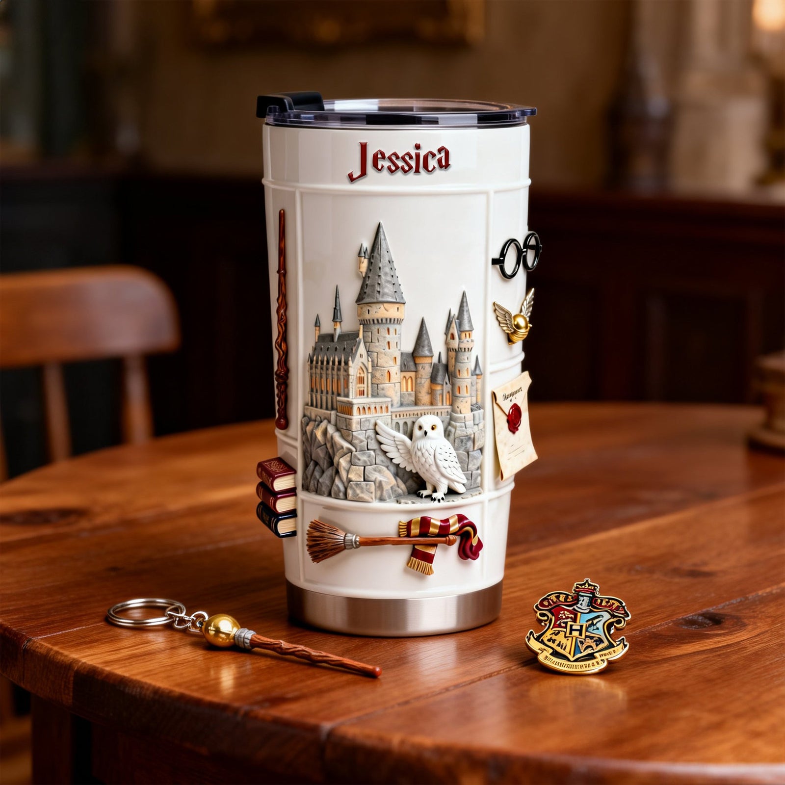 Ancient Castle 20oz Tumbler - Personalized Gift For Fantasy Lovers 05NALU251225