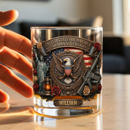 250th Anniversary USA 11oz Round Glass - Personalized Gifts For Patriots 03tymg200326 - Glass - GoDuckee