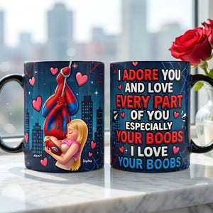 Chaos In Love Magic Mug - Personalized Gifts For Couples 04huqn300626