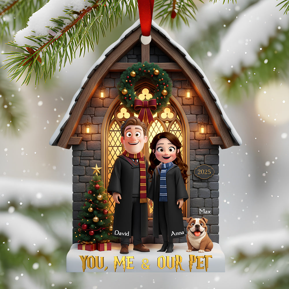 Loving Couple Christmas Ornament Personalized Gifts 03TODT201025