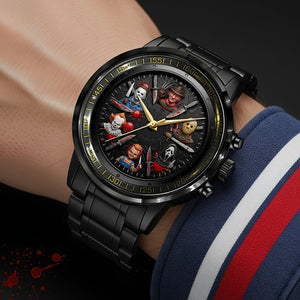 Horror Men's Watch, Personalized Gifts For Horror Movie Fans 02qhqn150725-Homacus