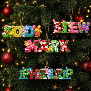 Christmas Alphabet Ornament - Personalized Gifts For Christmas 03padt081026
