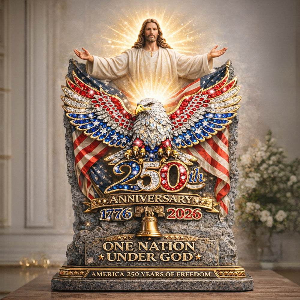 250th Anniversary Acrylic Plaque Personalized Gifts For Christians 04TODT050326 - Shaped Plaques - GoDuckee