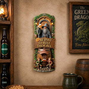 One Pint Wall Hanging Bottle Opener - Personalized Gifts 02tydh200726
