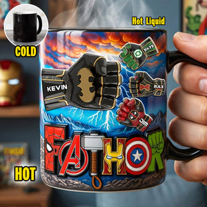 Power Fist Bump Dad Magic Coffee Mug - Personalized Gifts For Dad 05HUTA300426