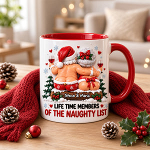 Old Naughty Couple Coffee Accent Mug - Personalized Gifts For Couples 04TODH141026