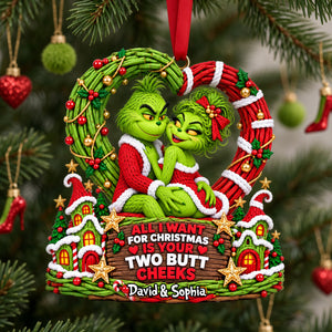 Playful Couple Acrylic Ornament - Personalized Gifts For Couple 02ohlu011026