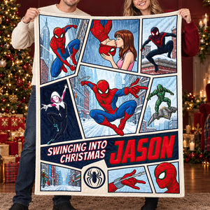 Mask Hero Blanket - Personalized Gifts For Christmas 03hadt261026