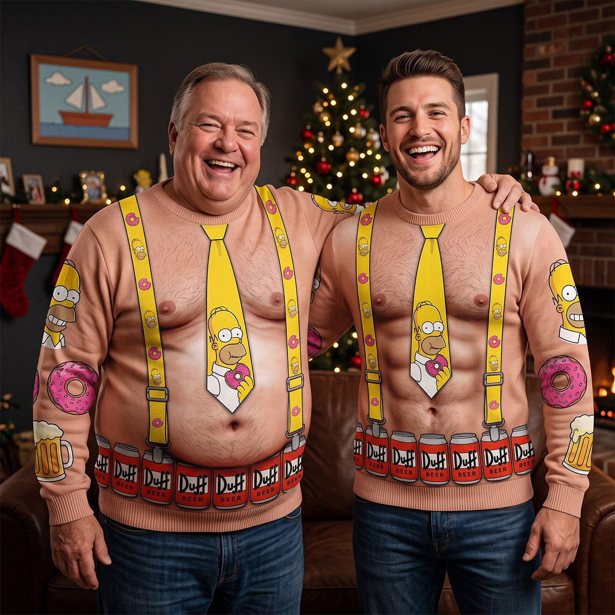 Funny Tie Ugly Sweater - Personalized Gifts For Christmas 03hadt191026