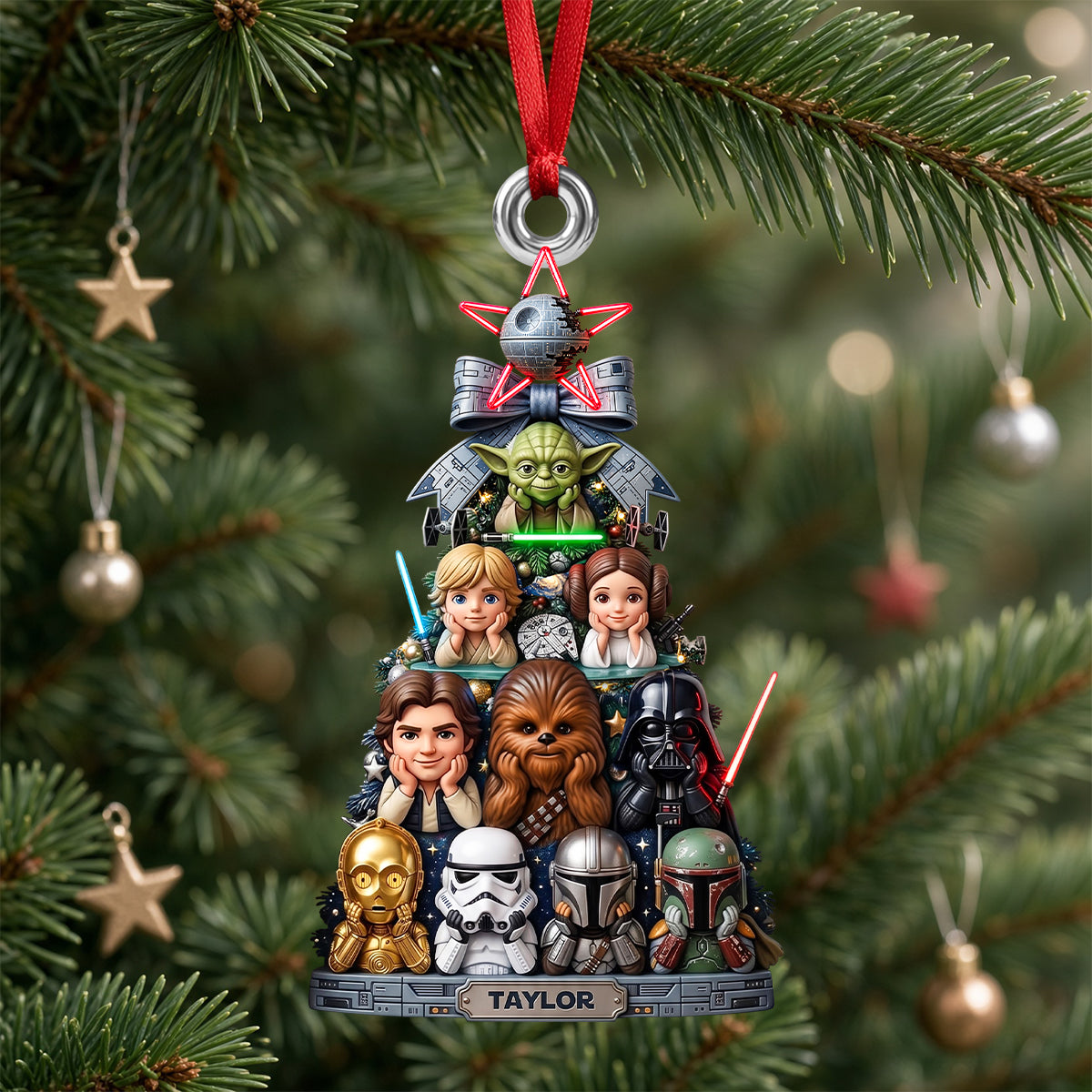 Lovely Deep Space Acrylic Ornament, Personalized Christmas Gifts 09qhdh091026