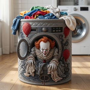 Gothic Horror Quilted Laundry Basket Personalized Gifts For Horror Lovers 05NATN140726