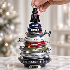 Epic Space Tree Acrylic Ornament - Personalized Gift For Christmas 03TODT220926