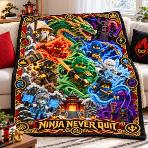 Elemental Warrior Christmas Blanket - Personalized Gifts For Action Figure Lovers 03TTLU071026