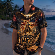 Proud American - Celebrated America 250th Anniversary Hawaiian Shirt - Personalized Gifts For Patriots 03todt090626 - Hawaiian Shirts - GoDuckee