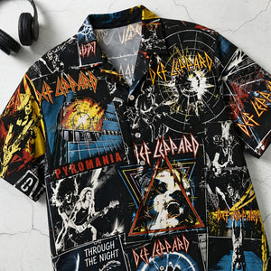 Anthemic Def Leppard Hawaiian Shirt, Personalized Gifts For Rock Fan 02qhta030726