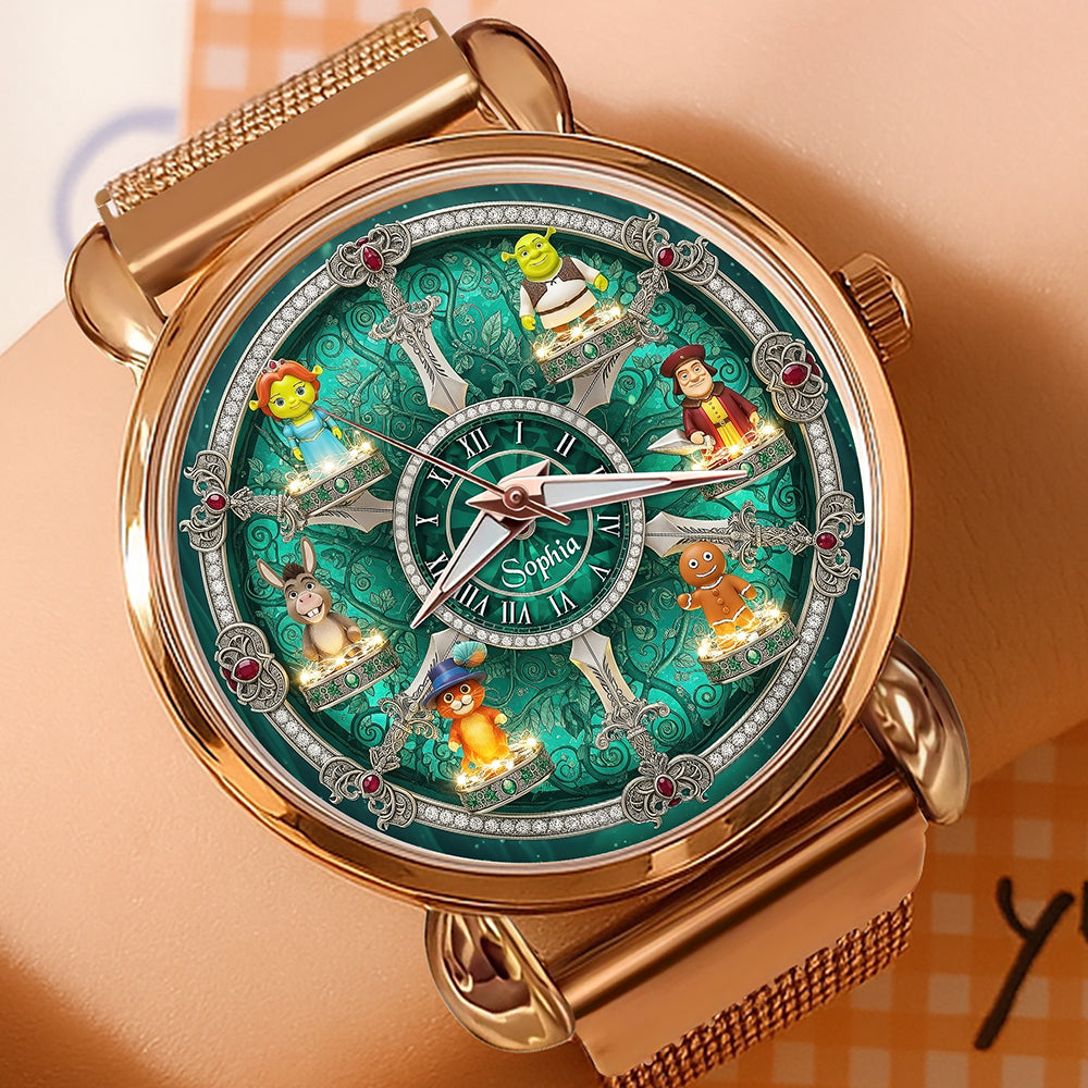 Legendary Swamp Friends Quartz Watch – Personalized Gifts for Animation Lovers 03tgqn210725