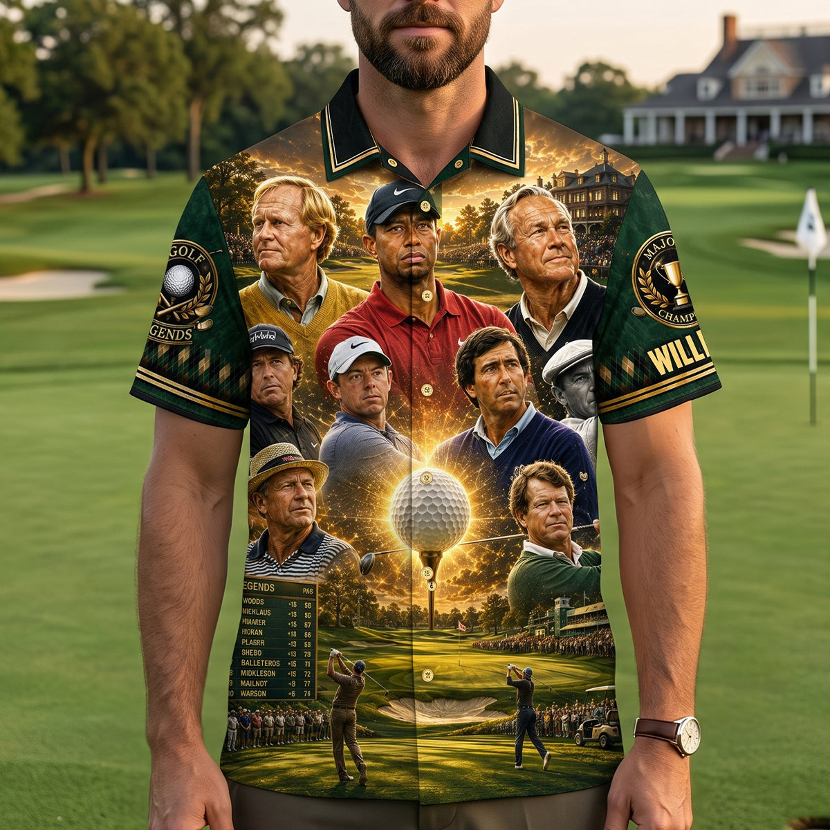 Golf Legends Hawaiian Shirt - Personalized Gifts For Golf Lovers 02natn040726