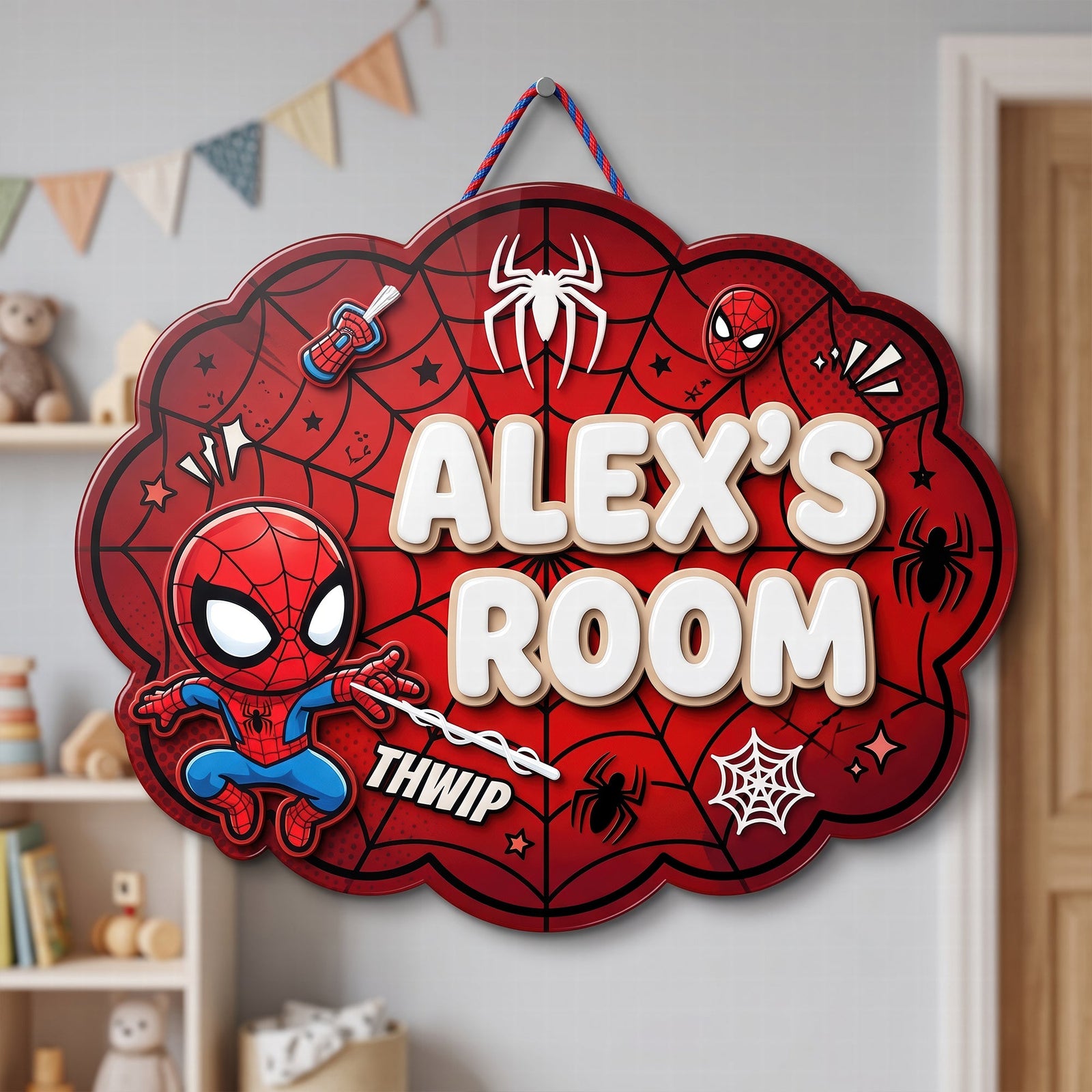 Hero Room Door Acrylic Sign - Personalized Gifts For Kid 03naqn020726