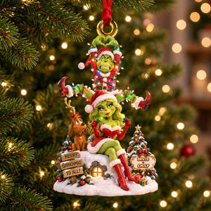 Funny Couple Light Up The Love Ornament - Personalized Christmas Gifts 07padh160926