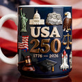 USA 250th Anniversary Coffee Mug 02NADT220126 - Coffee Mug - GoDuckee