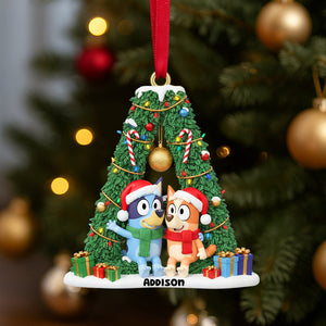 Custom Alphabet Letter Gifts Christmas Ornament 02natn021025