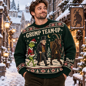 Curmudgeon Ugly Sweater, Personalized Gifts For Christmas 04qhlu221026