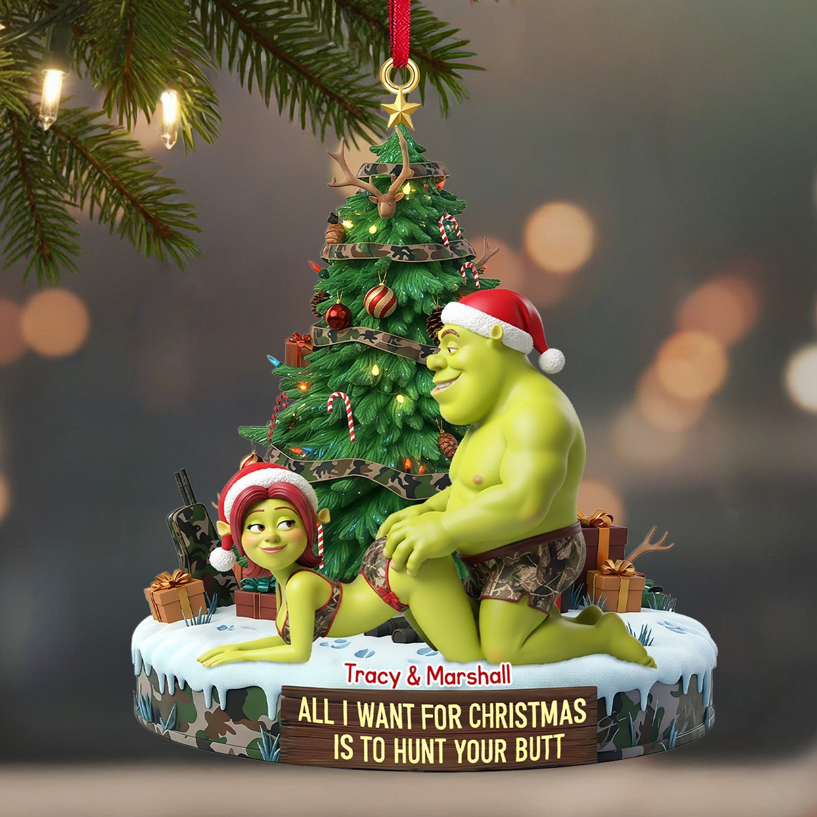Personalized Gifts For Couple Christmas Ornaments 03ohmg281025