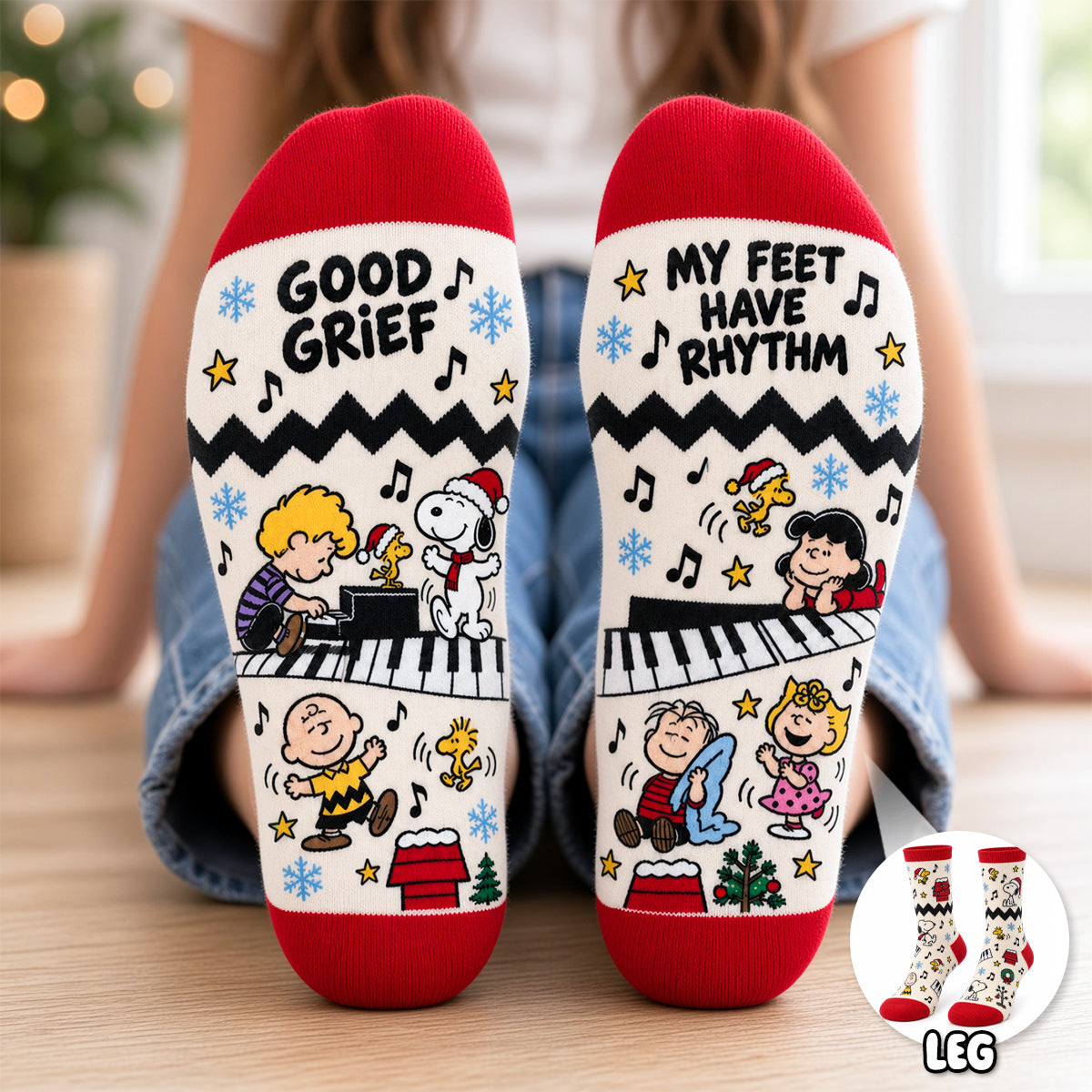 Sweet Melody Pals Middle Tube Socks - Personalized Christmas Gifts 02HADH150926