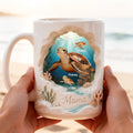 Sea Turtle Coffee Mug - Personalized Gifts For Mother 04todt090226