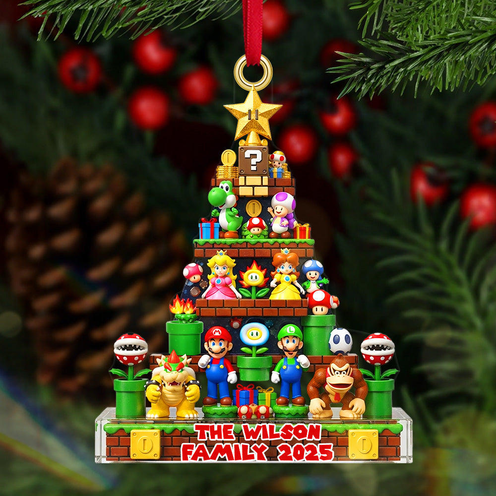 Personalized Gifts For Family, Christmas Acrylic Ornament 02tomg130925