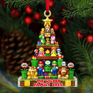 Personalized Gifts For Family, Christmas Acrylic Ornament 02tomg130925