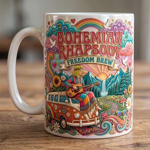 Queen Bohemian Rhapsody Coffee Mug - Personalized Gifts 01PATN280726