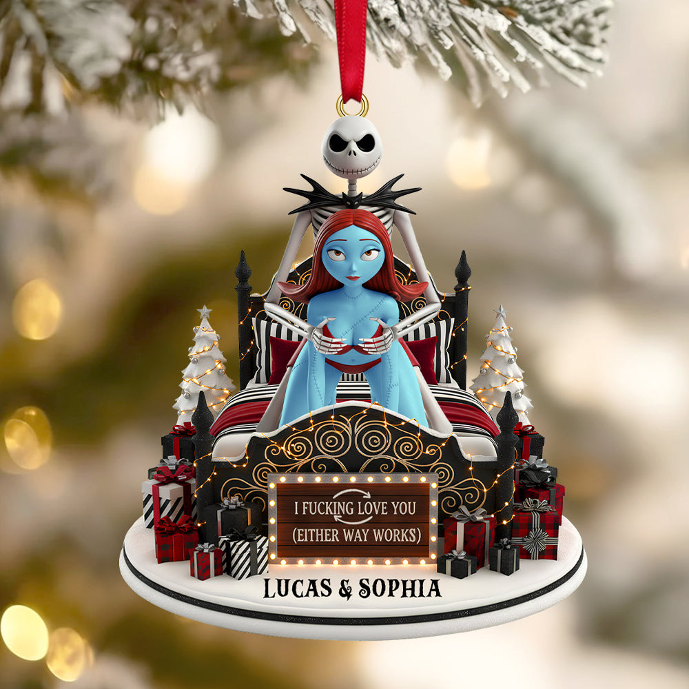 Funny Couple Ornament - Personalized Christmas Gifts 04OHTN201025