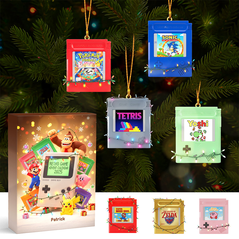 Retro Pocket Gaming Blind Box - Personalized Gifts For Gamers Christmas Advent Calendar 04NAMG031125