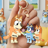Lovely Mommy & Little Ones Keychain - Personalized Gift 01OHQN160326