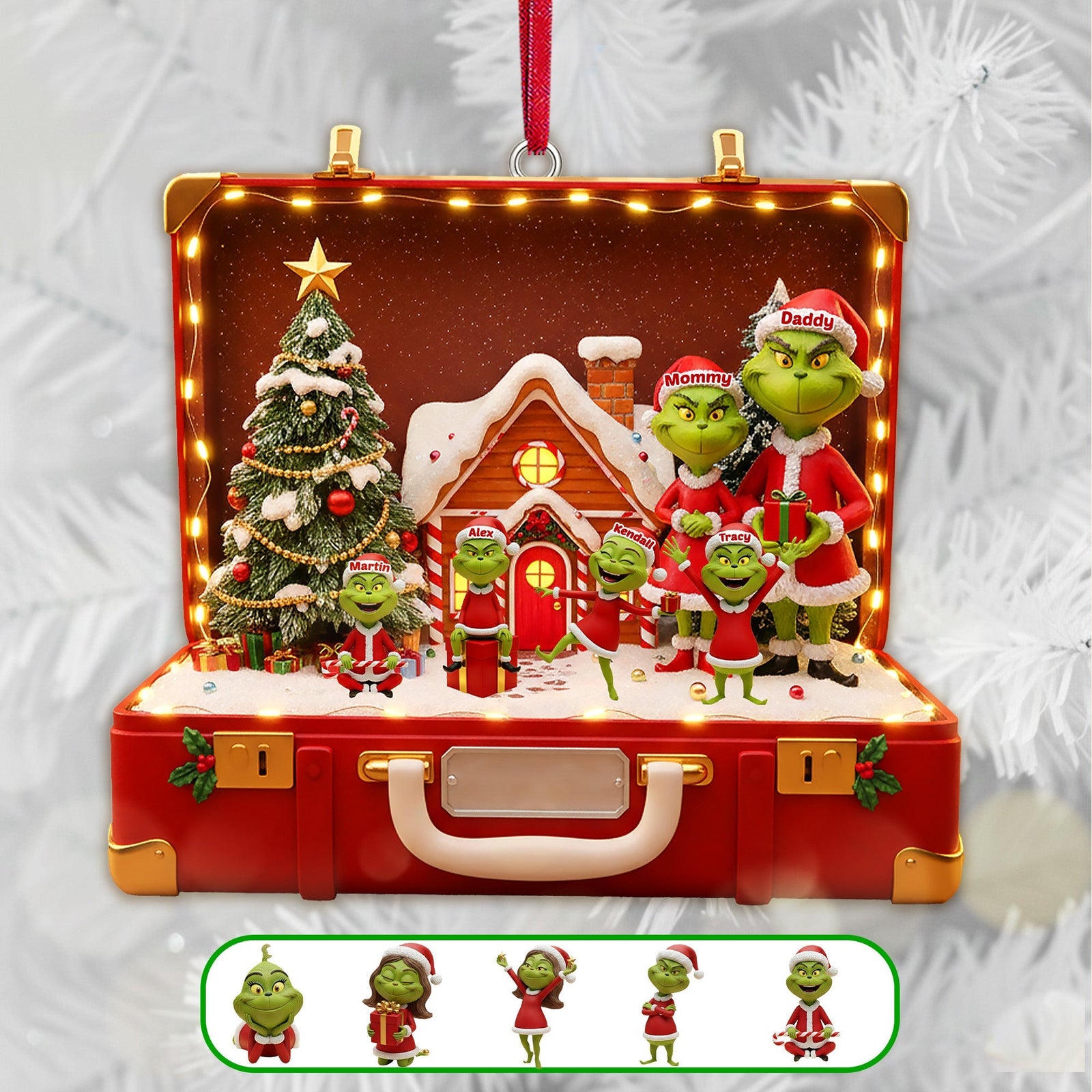 Personalized Gifts For Family Christmas Acrylic Ornament 07kimg061125